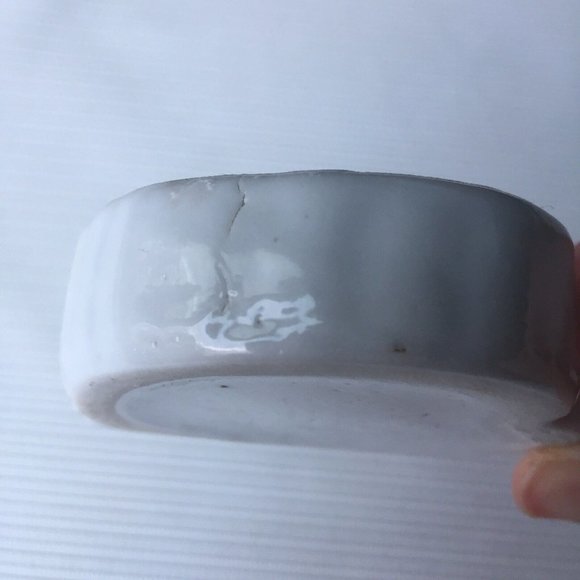 Heart Shaped Jewelry Trinket Box Cute Little Pigs and Flowers on Lid Vintage 3" - Picture 9 of 12